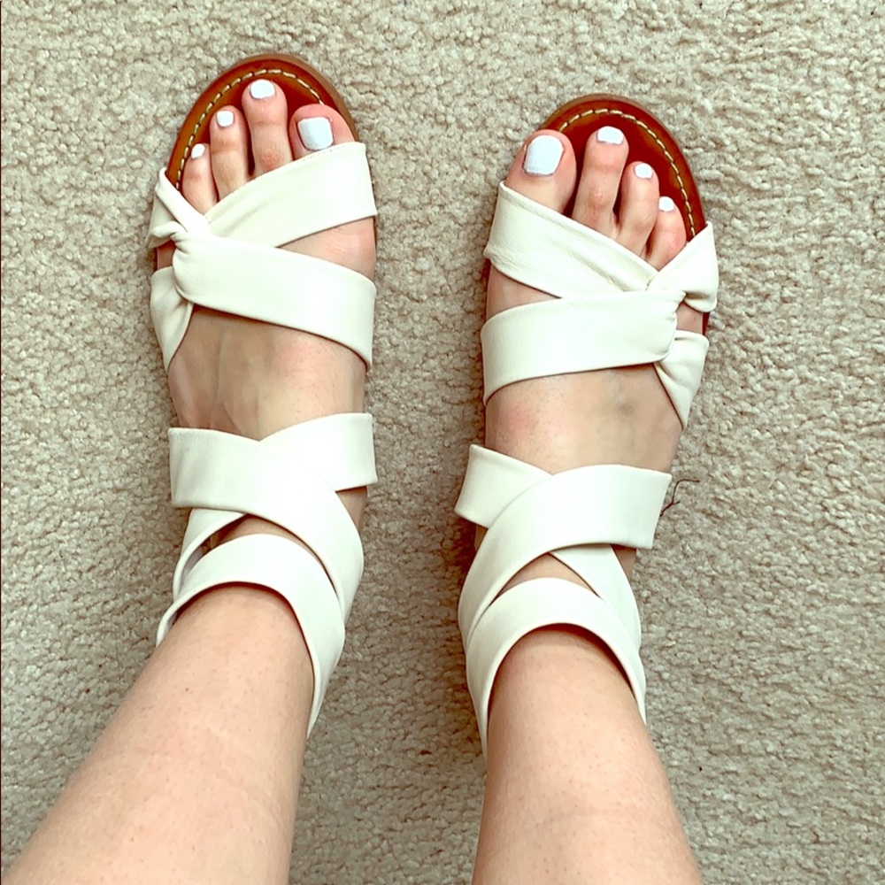 Vince Camino Off White strappy sandal